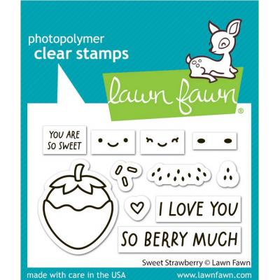Lawn Fawn Stempel - Sweet Strawberry